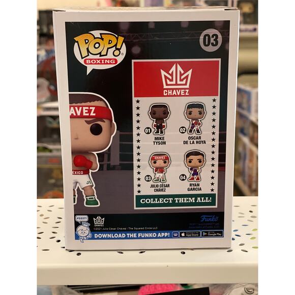 Funko Pop! Boxing Julio Cesar Chavez #03 Vinyl Figure - Picture 3 of 3